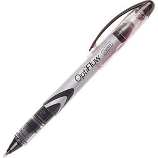 OptiFlow™ Rollerball Pens, Fine Point, Black, Dozen