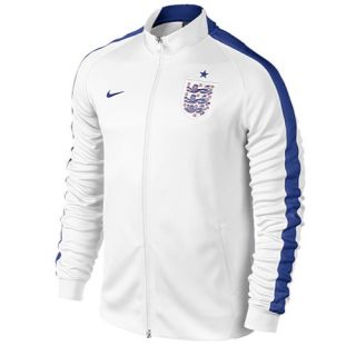 Nike N98 Authentic Track Jacket   Mens   Soccer   Clothing   England   White/Sport Royal/Sport Royal