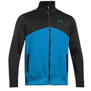 Under Armour NFL Combine Authentic Warm Up Jacket   Mens   Training   Clothing   Black/Electric Blue/Electric Blue