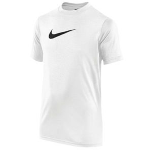Nike Legend S/S T Shirt   Boys Grade School   Training   Clothing   Obsidian/White