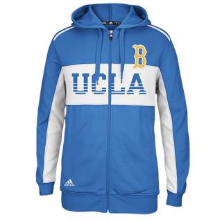 adidas College 3 Stripe Full Zip Hoody   Mens   Basketball   Clothing   UCLA Bruins   Multi