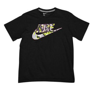 Nike Graphic T Shirt   Boys Grade School   Casual   Clothing   Black/Pink/Lime