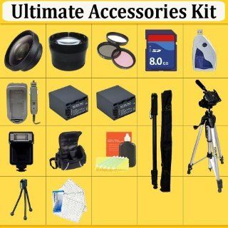 Huge Ultimate Accessory Kit for the Canon T3i & T2i Digital Slr Camera.the Kit Includes Lenses, Filters, 8gb Sd Card, 2 Extended Life Batteries, Carrying Case, Tripod, Flash Plus Much More These Lenses and Filters Will Attach to Any of the Following 