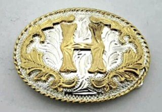 Initial Letter "H" Belt Buckle.  Other Products  