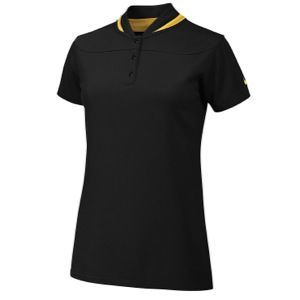 Nike Sideline Power Polo   Womens   For All Sports   Clothing   Black/Bright Gold