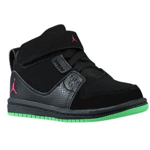 Jordan 1 Flight 2   Boys Toddler   Basketball   Shoes   Black/Vivid Pink/Lucid Green