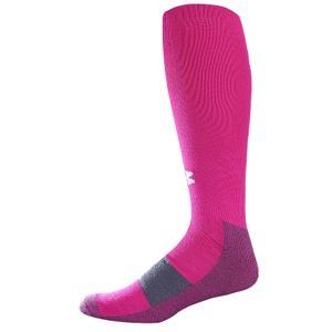 Under Armour Performance OTC Socks   Youth   Football   Accessories   Tropic Pink