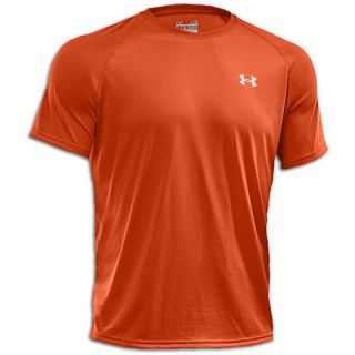 Under Armour S/S Tech T Shirt   Mens   Training   Clothing   Dark Orange/White