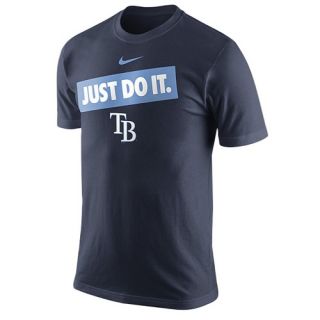 Nike MLB JDI Team T Shirt   Mens   Baseball   Clothing   Tampa Bay Rays   Navy