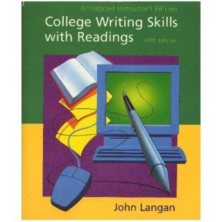 College Writing Skills with Readings   Fifth edition   Annotated Instructor's Edition Books