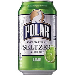 Polar Lime Seltzer, 12 oz. Cans, 24/Pack