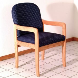 Wooden Mallet DW9 1 Solid Oak Guest Chair   Desk Chairs