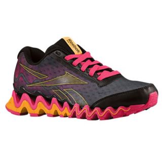Reebok ZigUltra   Girls Grade School   Running   Shoes   Black/Candy Pink/Neon Orange