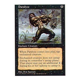 Magic the Gathering   Paralyze   Fifth Edition Toys & Games