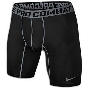 Nike Pro Combat Compression 6 Short 2.0   Mens   Training   Clothing   Black/Cool Grey