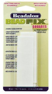 Beadalon Bead Fix Adhesive Squares 24 Pieces