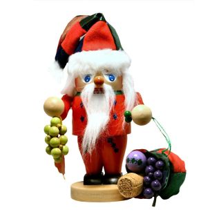 SIGNED Steinbach Troll Wine Santa Claus Nutcracker   Nutcrackers