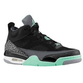 Jordan Son of Mars Low   Mens   Basketball   Shoes   Black/Anthracite/Cement Grey/Green Glow