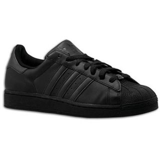adidas Originals Superstar 2   Boys Grade School   Basketball   Shoes   Black/Black/Black