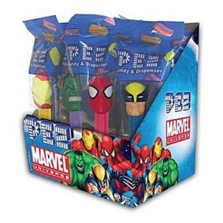 Marvel Assortment .58 oz., 12 Pez/Display