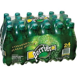 Perrier Sparkling Mineral Water, .5 Liter Bottles, 24/Case