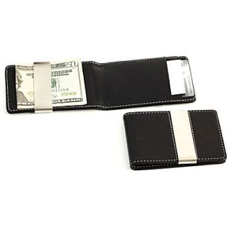 Bey Berk Leather Wallet With Credit Card/ID Slots and Money Clip, Black