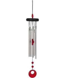 Woodstock Red Coral Base Chakra 17.5 Inch Wind Chime   Wind Chimes