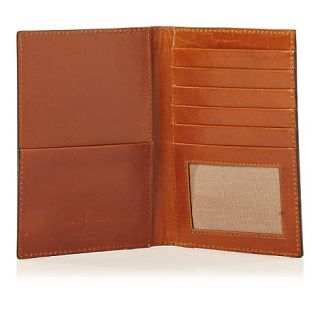 J by Jasper Conran Designer tan leather passport cover