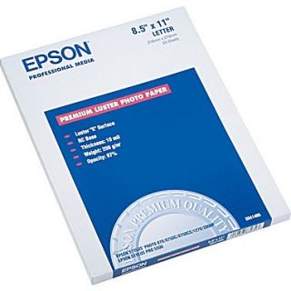 Epson Ultra Premium Luster Photo Paper, White, 8 1/2(W) x 11(L), 50/Pack