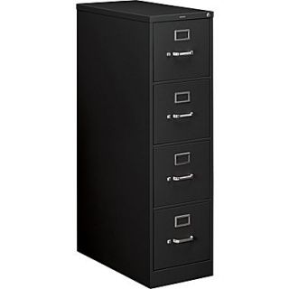 HON 210 Series 2 Drawer Vertical File Cabinet, Black