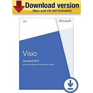 Microsoft Visio Standard 2013 for Windows (1 User) 