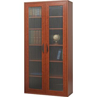 Safco Apres Laminated Compressed Wood Tall Two Door Cabinet, 59 1/2H x 29 3/4W, Cherry