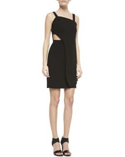 Womens Theroux Two Layer Cutout Sleeveless Dress   Opening Ceremony   Black (0)
