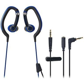 Audio Technica ATH CKP200 SonicSport In Ear Headphone, Blue