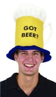 Jacobson Hat Company Men's Felt Got Beer Mug Hat, Yellow, One Size Clothing