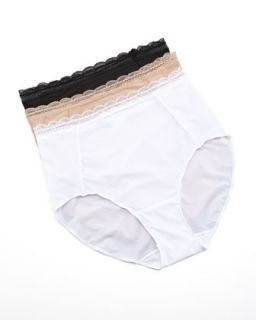 Womens Soft Stretch Brief Panties   Chantelle   White (SMALL)