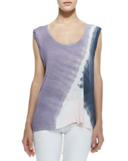 Womens Piper Jersey Scoop Neck Top   Young Fabulous and Broke   Melon/Lavender