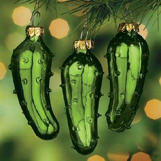 Shop (12) One Dozen Hand Blown Glass Pickle Christmas Tree Ornaments for Good Luck Trim A Tree Stocking Stuffer or Gift Giving at the  Home D�cor Store. Find the latest styles with the lowest prices from Unknown
