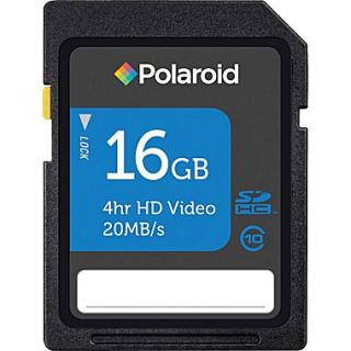 Polaroid 16GB SD (SDHC) Class 10 Flash Memory Card