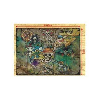 One Piece   The Adventure Goes On World Map Flag Toys & Games