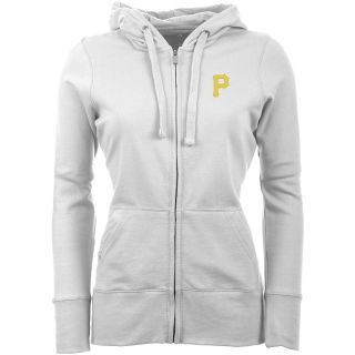Antigua Pittsburgh Pirates Womens Signature Hooded Jacket   Size Large, White
