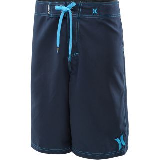 HURLEY Mens One & Only Boardshorts   Size 34, Cyan/navy
