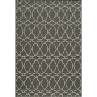 Indoor/ Outdoor Grey Tile Rug (86 X 13)