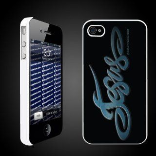 Christian Themed "Deakin Dude Jesus'" Design   White Protective iPhone 4/iPhone 4S Hard Case Cell Phones & Accessories