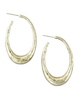 Gl Oval Hoop Earrings, Small   Ippolita   Gold