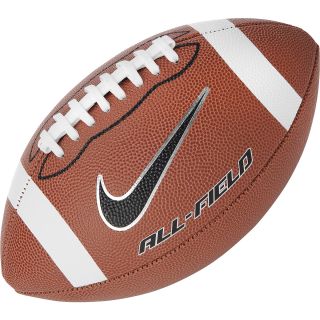 NIKE Youth All Field Football   Size Youth, Brown/white