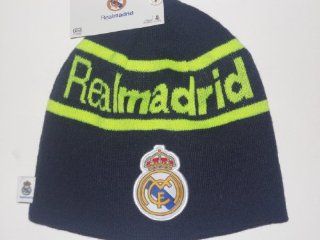 Real madrid Beanie (Navy and Royal Blue)  Sports Fan Beanies  Sports & Outdoors