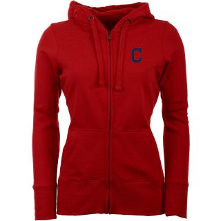 Antigua Cleveland Indians Womens Signature Hood Jacket   Size Large, Dark