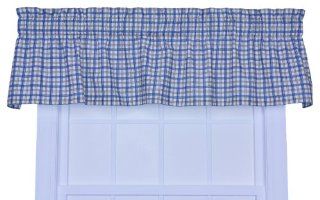 Shop Ellis Curtain Bristol Collection Two Tone Plaid Tailored Valance Window Curtain, Green at the  Home Dcor Store. Find the latest styles with the lowest prices from Ellis Curtain