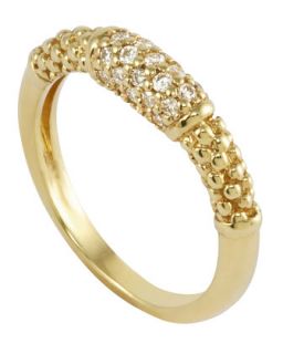 18k Pave Diamond Caviar Ring   Lagos   (7)